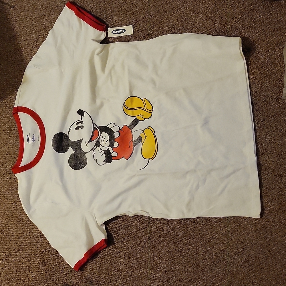 Old navy mickey mouse shirt